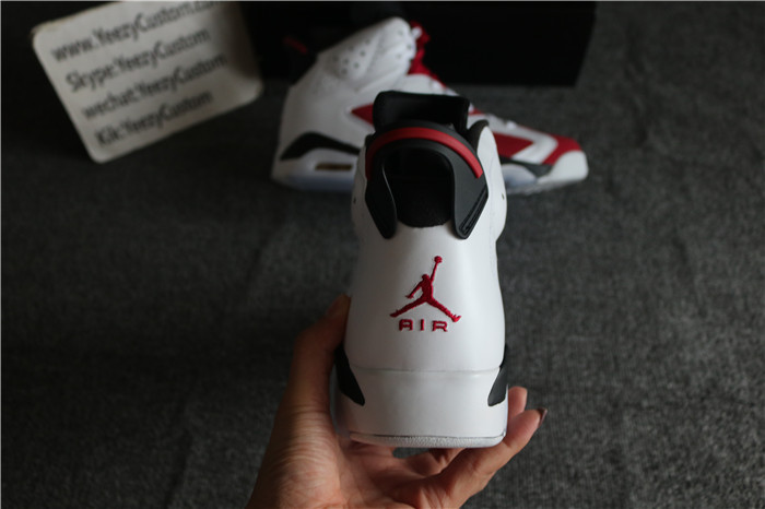 Authentic Air Jordan 6 Retro  Carmine“