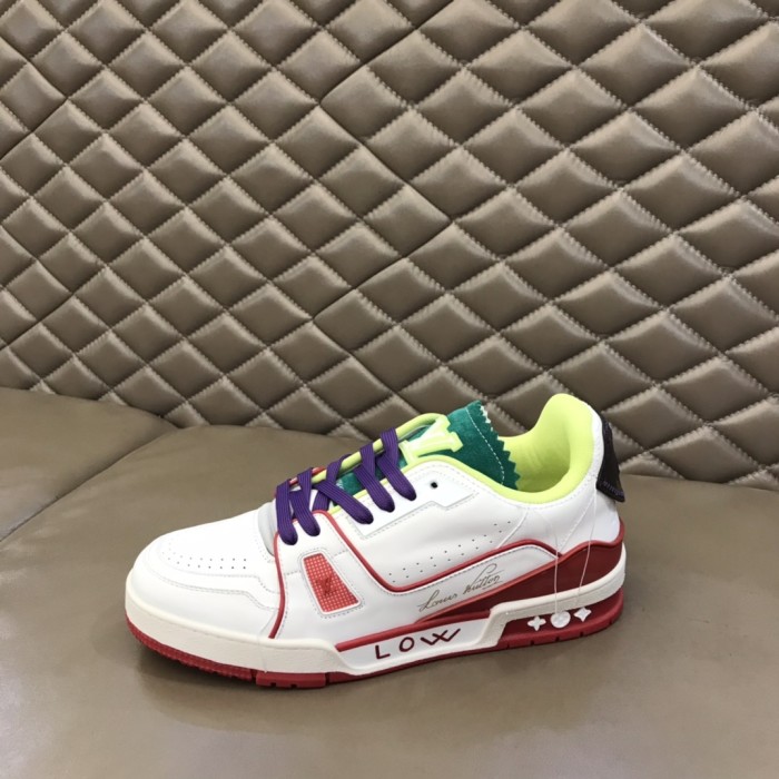 LV Single shoes Men Shoes 0062 (2021）