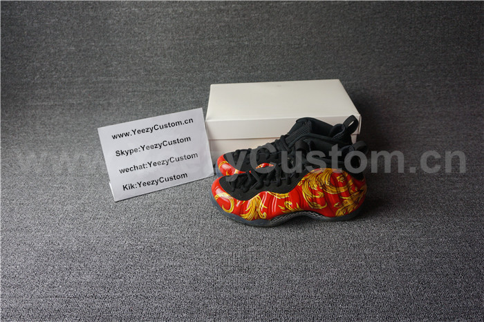 Authentic Supreme X Nike Air Foamposite One  Red
