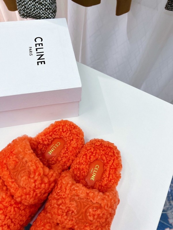 CELINE Hairy slippers 003 (2022)
