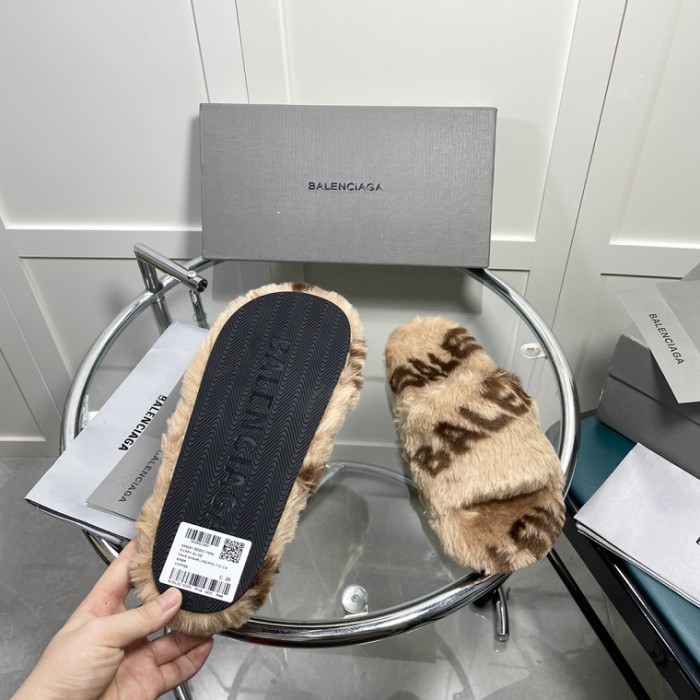 Balenciaga Hairy slippers 003（2022）