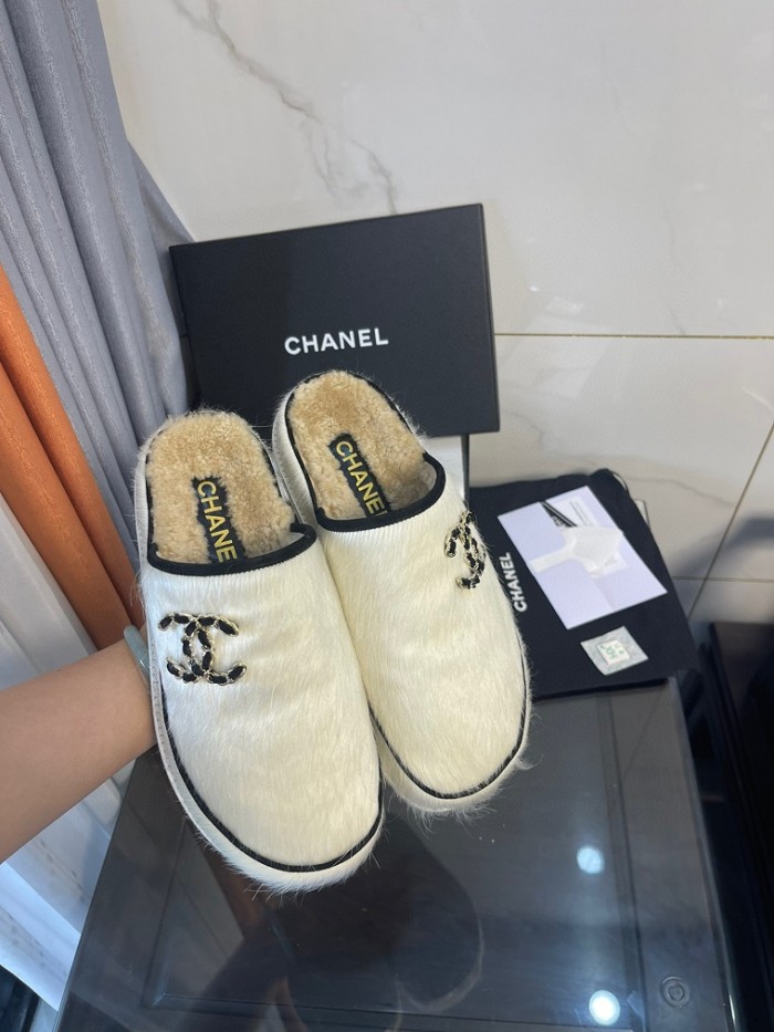 Chanel Hairy slippers 0017 (2022)