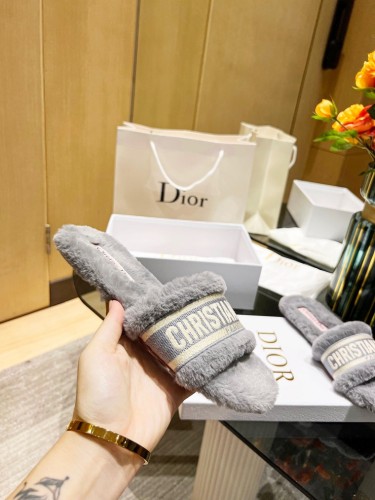 Dior Hairy slippers 002（2022）