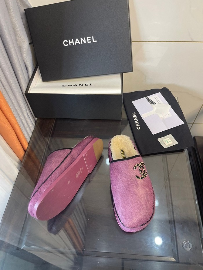 Chanel Hairy slippers 0018 (2022)