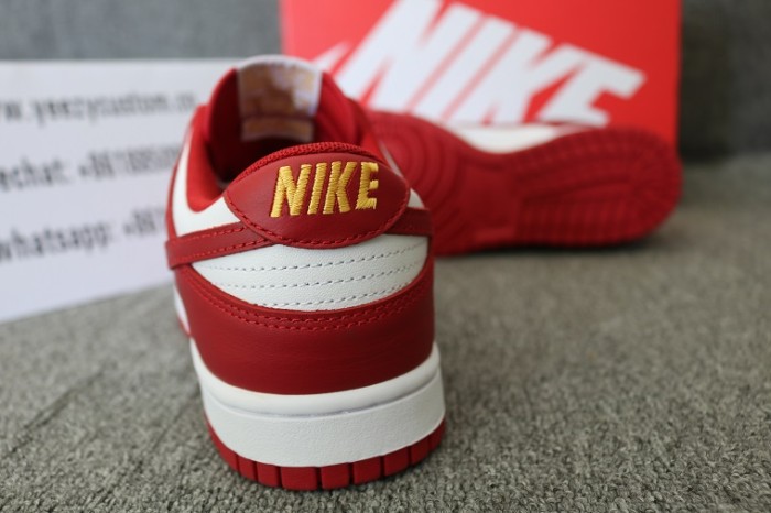 Authentic Nike Dunk Low Gym Red