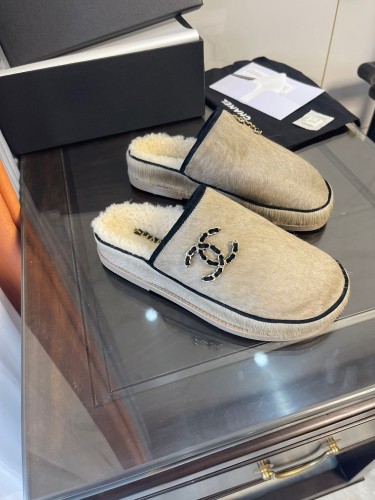 Chanel Hairy slippers 0020 (2022)