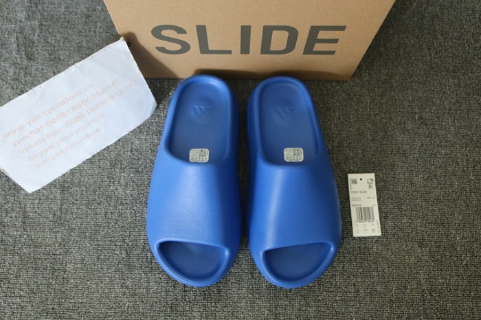 Authentic Adidas Yeezy Slide Azure