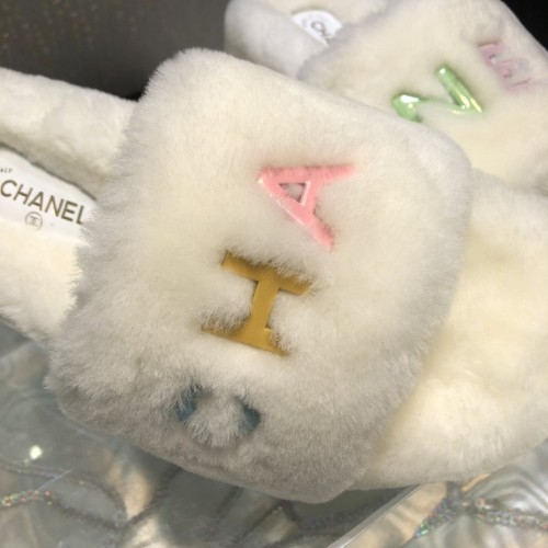 Chanel Hairy slippers 0015 (2022)