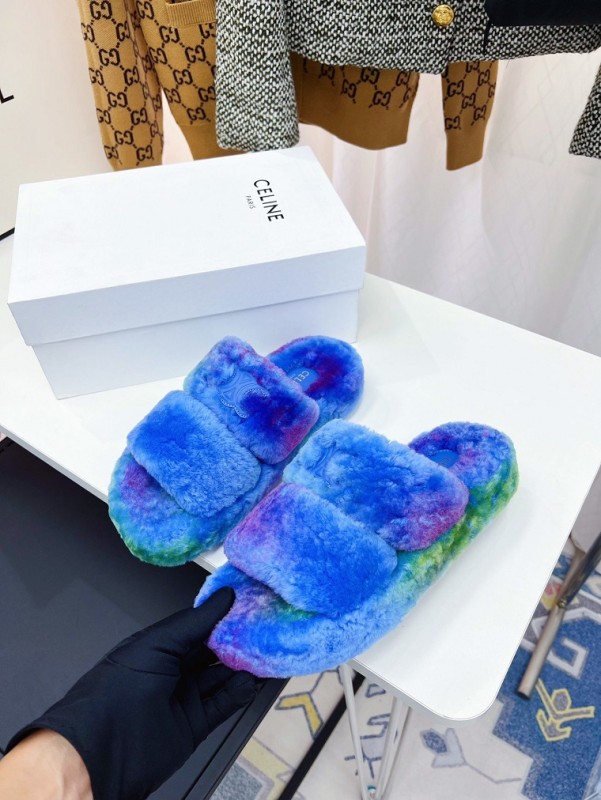 CELINE Hairy slippers 004 (2022)