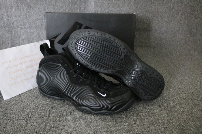 CDG X Nike Air Foamposite One Black