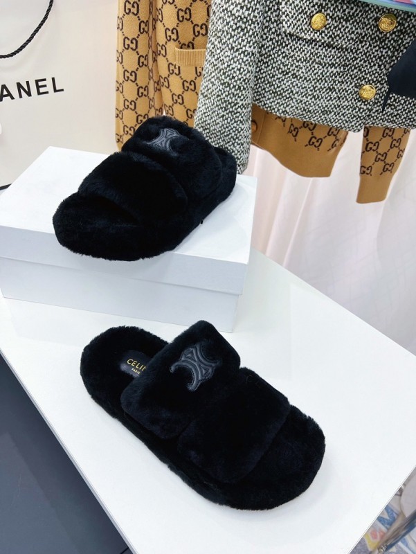 CELINE Hairy slippers 005 (2022)