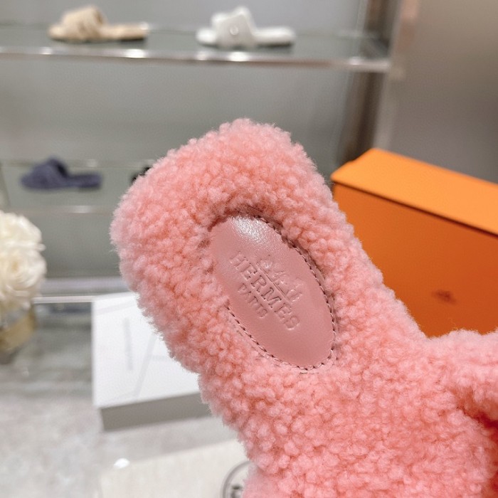 Hermes Hairy slippers 003 (2022)