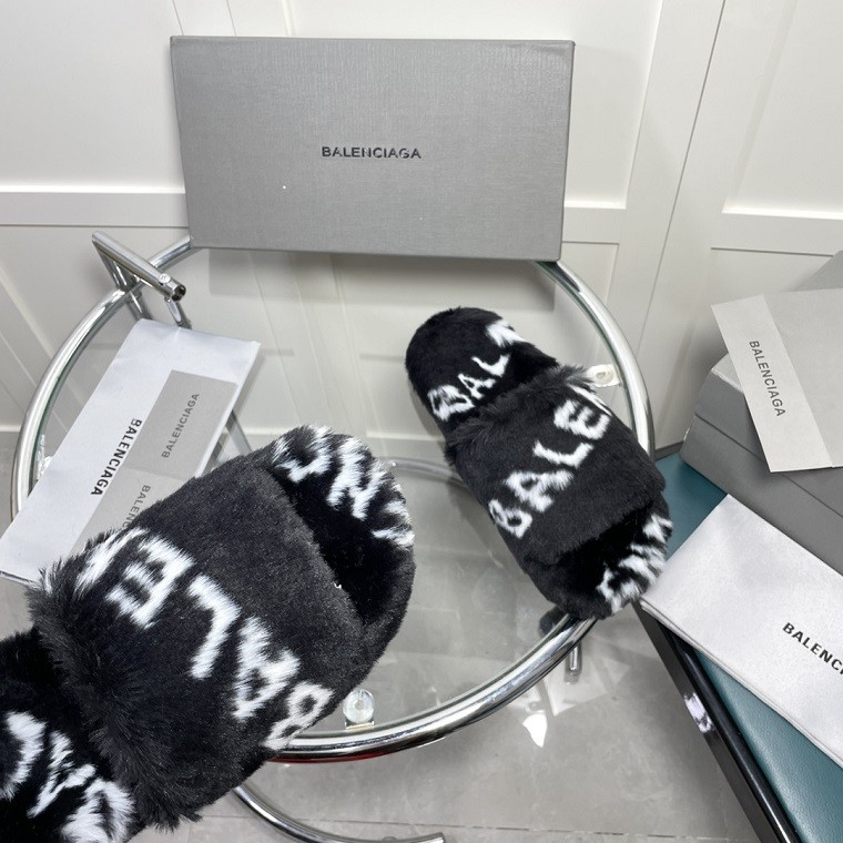 Balenciaga Hairy slippers 005（2022）