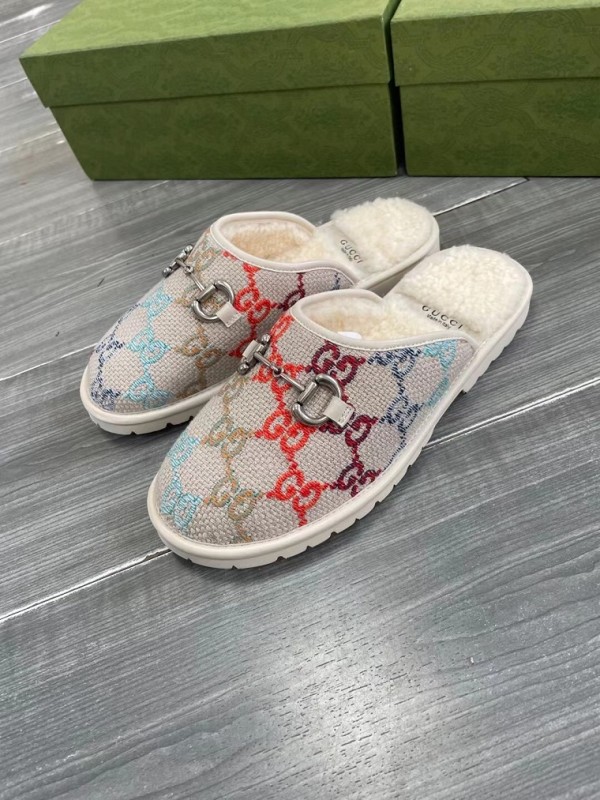Gucci Hairy slippers 0010 (2022)