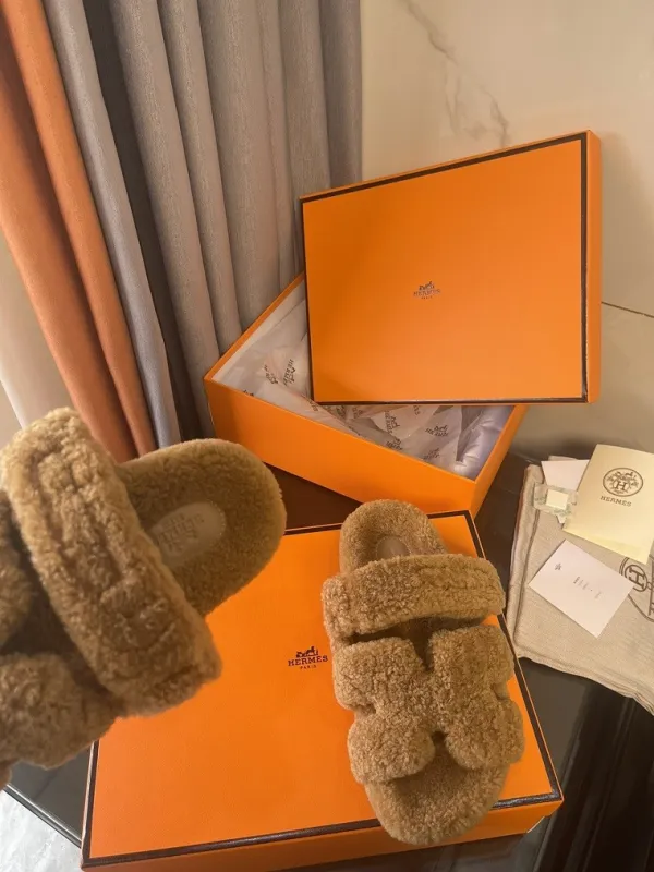 Hermes Hairy slippers 0010 (2022)