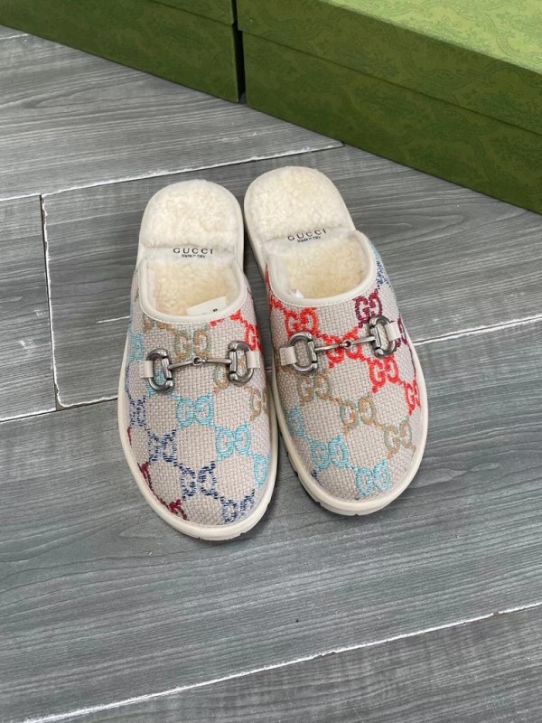 Gucci Hairy slippers 0010 (2022)
