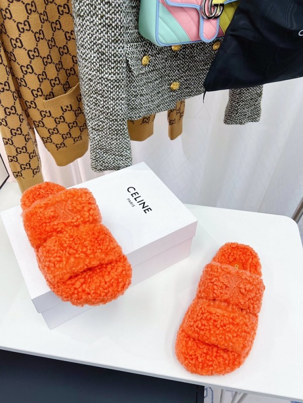 CELINE Hairy slippers 003 (2022)