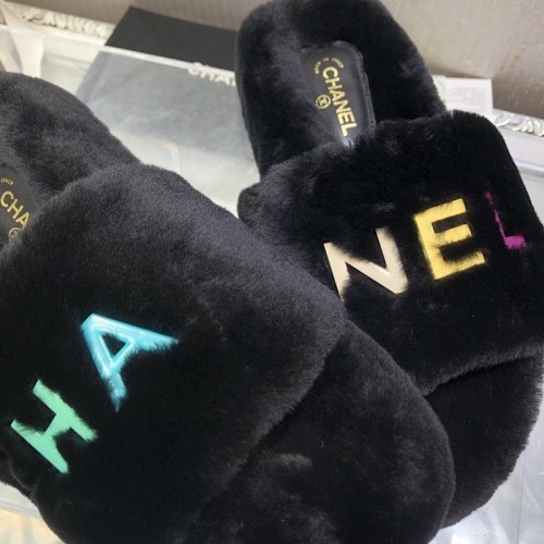 Chanel Hairy slippers 0016 (2022)