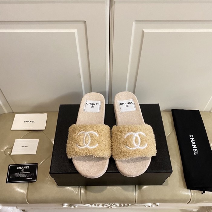 Chanel Hairy slippers 0014 (2022)