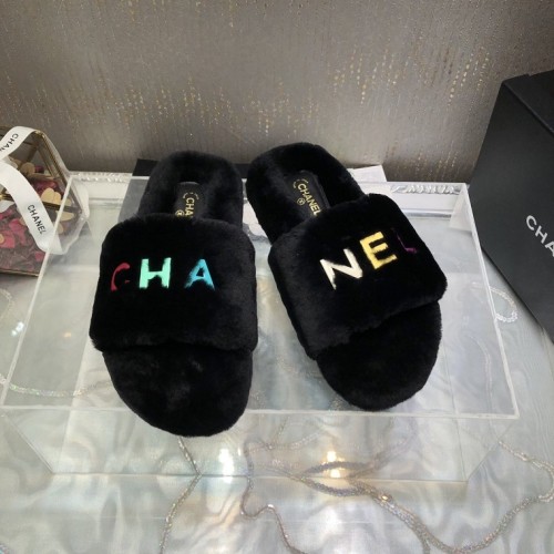 Chanel Hairy slippers 0016 (2022)