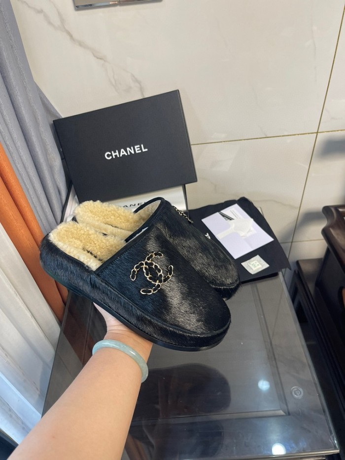 Chanel Hairy slippers 0019 (2022)