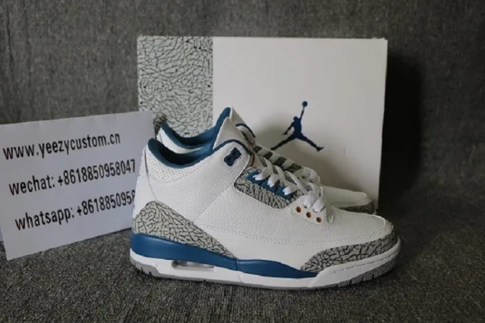 Authentic Air Jordan 3 Wizards