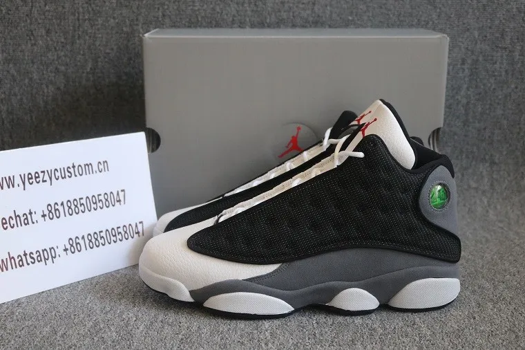 Authentic Air Jordan 13 Black Flint