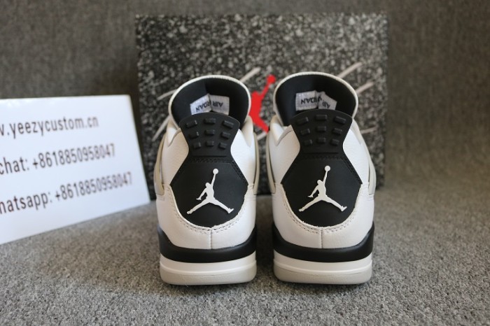 Authentic Air Jordan 4 MilitaryBlack