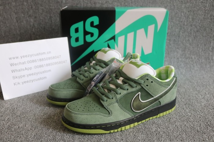 Authentic Concepts X Nike SB Dunk Low Green Lobster