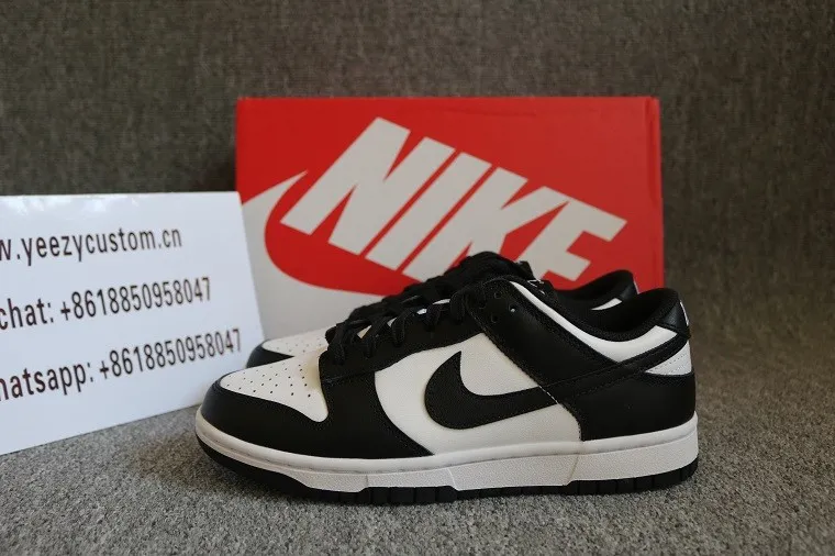 Authentic Nike SB Dunk Low Black White