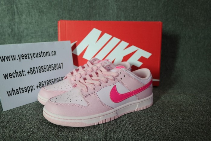 Authentic Nike SB Dunk Low Triple Pink
