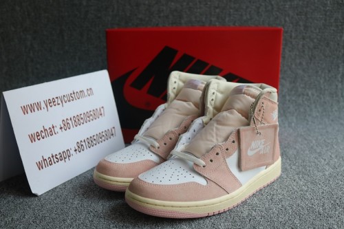 Authentic Air Jordan 1 High OG WMNS Washed Pink