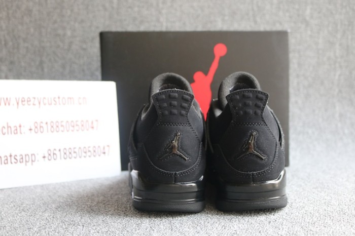 Authentic Air Jordan 4 Black Cat GS