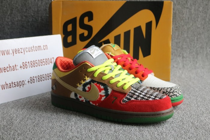 Authentic Nike SB Dunk Low What The Dunk