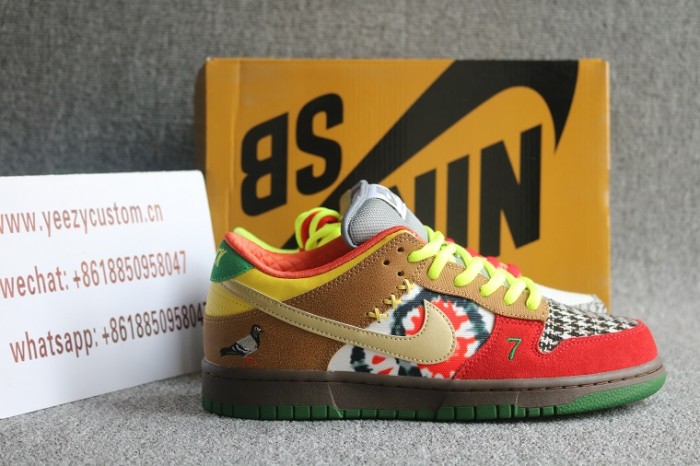 Authentic Nike SB Dunk Low What The Dunk