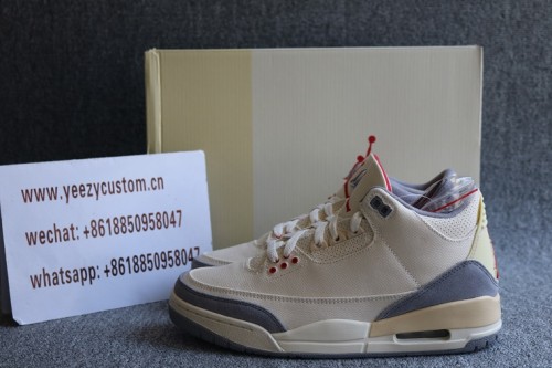 Authentic Air Jordan 3 Muslin