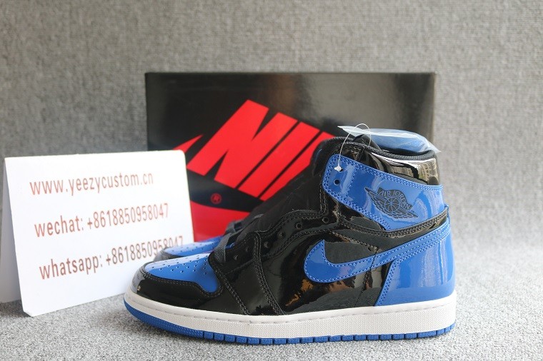 Authentic Air Jordan 1 High OG “Patent Royal”