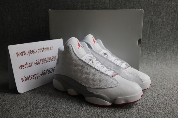 Authentic Air Jordan 13 Wolf Grey 