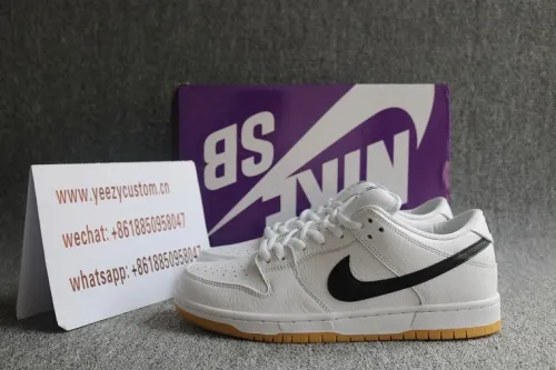 Authentic Nike SB Dunk Low White Gum