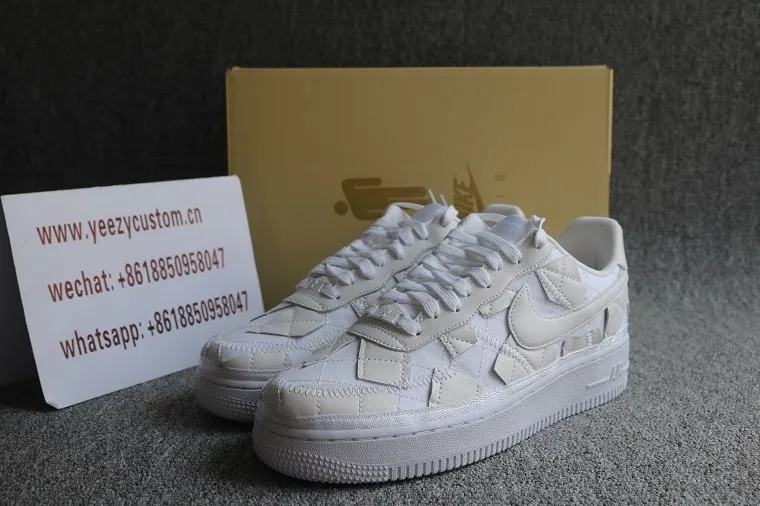 Authentic Billie Eilish x Nk Air Force 1 Low  Triple White 