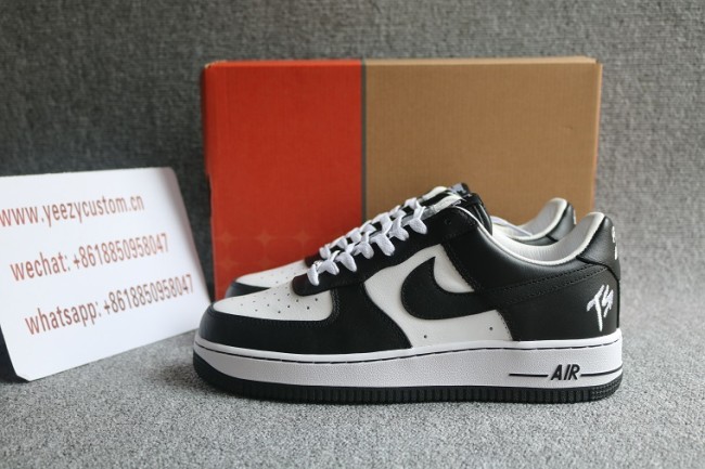 Authentic Terror Squad X Nike Air Force 1 Low White Black