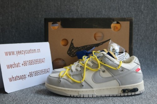 Authentic Nike dunk low x off white the 50 lot 27