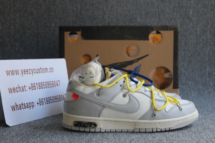 Authentic Nike dunk low x off white the 50 lot 27