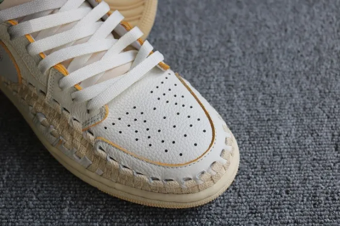 Authentic Union X Air Jordan 1 High OG Woven Sail