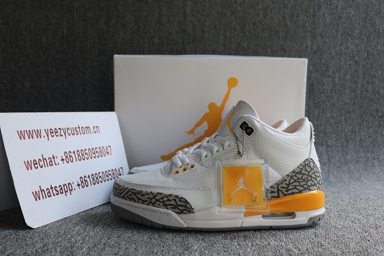 Authentic Air Jordan 3 Retro Laser Orange WMNS