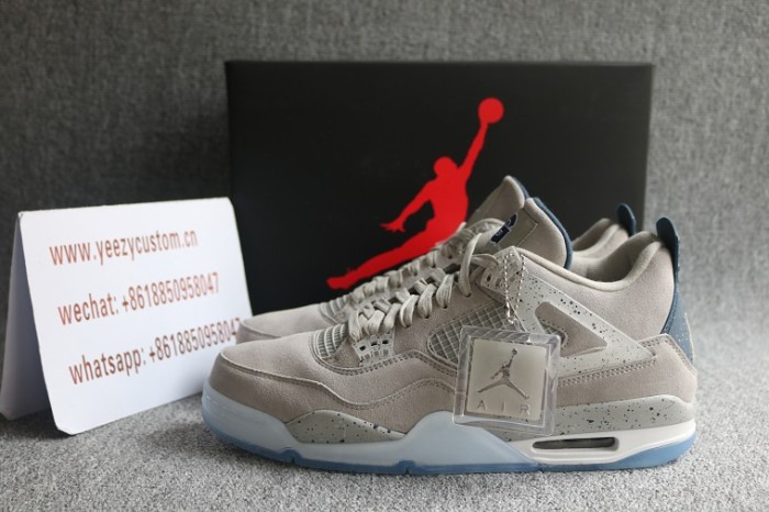 Authentic Air Jordan 4 Georgetown sneakers