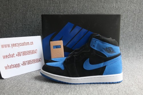 Authentic Air Jordan 1 High OG Royal Reimagined