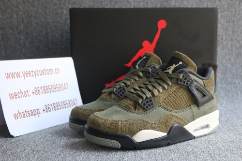 Authentic Air Jordan 4 Craft Medium Olive 