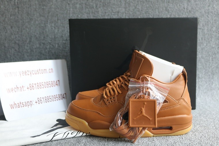 Authentic Air Jordan 4 Premium Wheat 