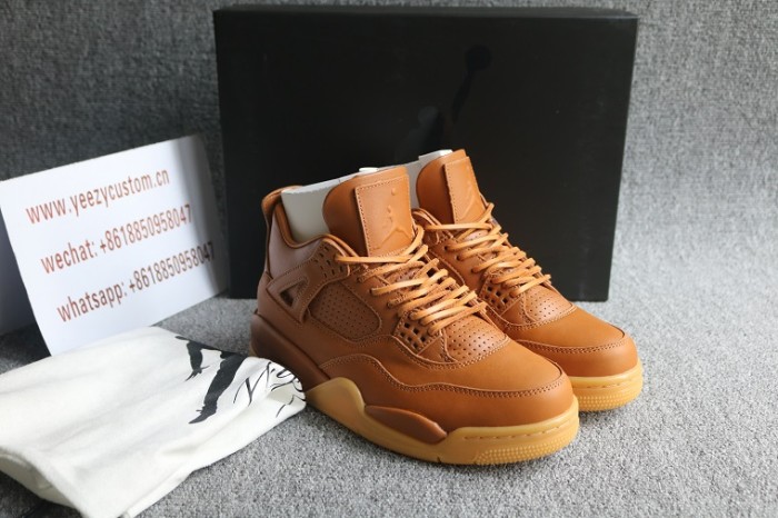 Authentic Air Jordan 4 Premium Wheat 